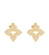 arete Princesa veneciana en oro amarillo de 18kt con diamantes
